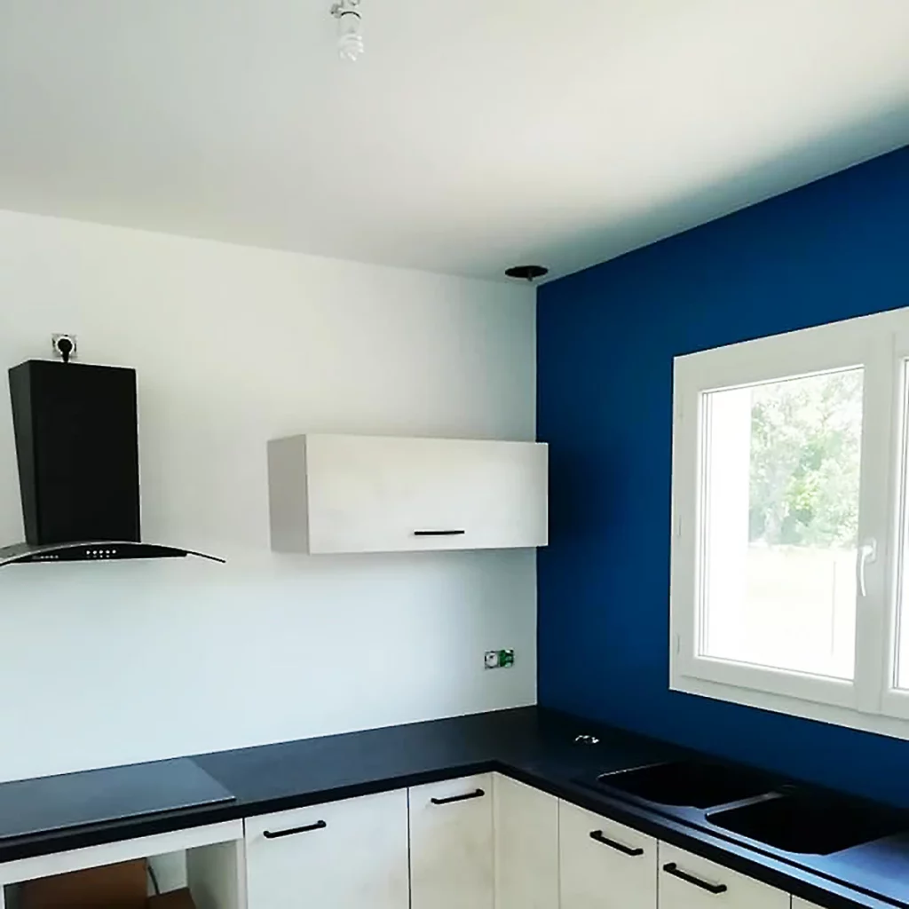 Mise en peinture et ponçage pour une maison neuve à Saint Cyprien